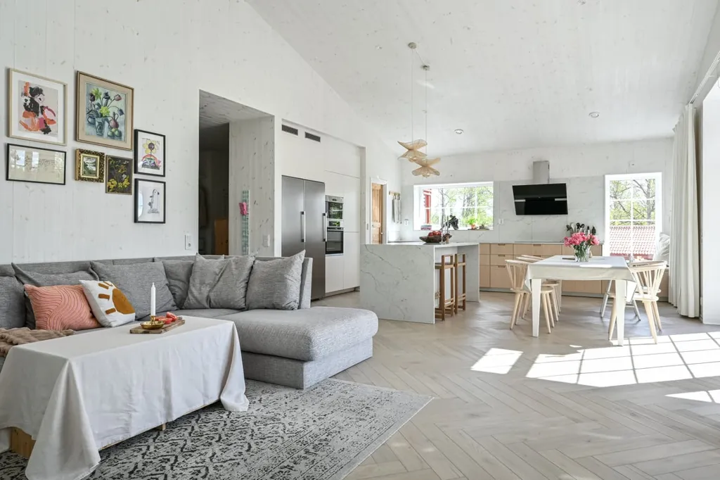 Séjour - Passiv House Villa with Garden in Taxinge