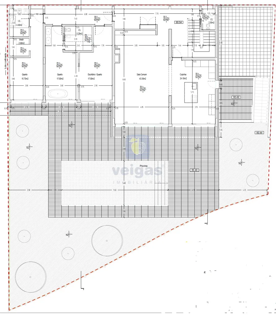 Plan - Independent House with Golf View in Óbidos