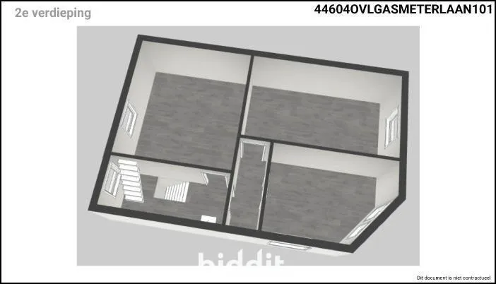 Plan - Appartement à Rénover avec 2 Façades en Centre-Ville