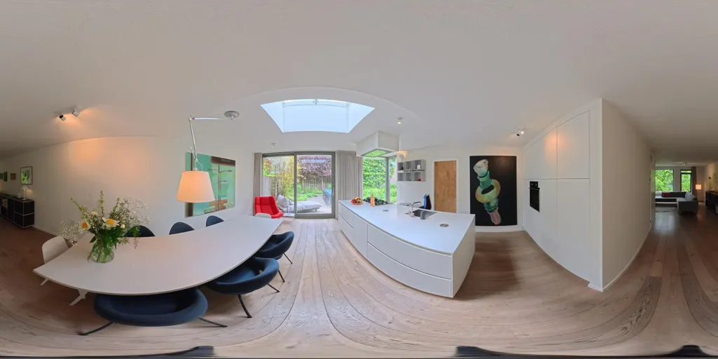 Sala da pranzo - Two-Storey House with Garden in Sittard