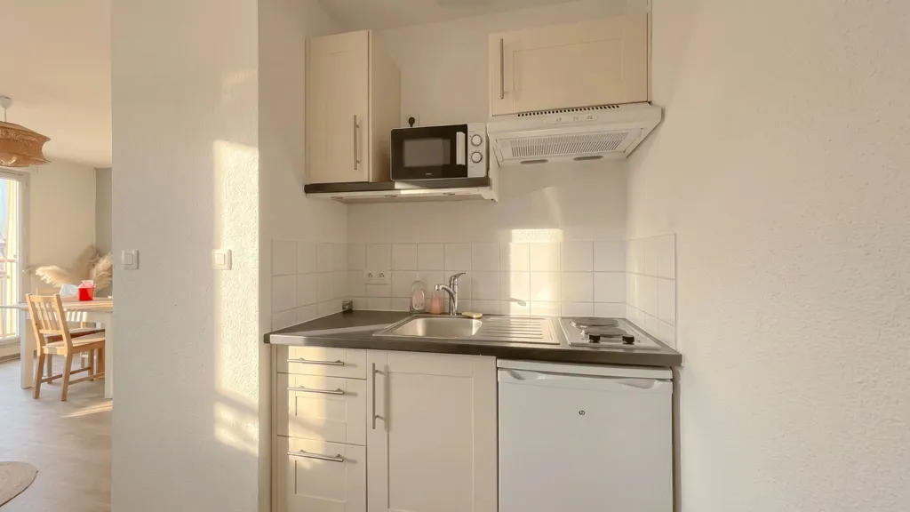 Köök - Meubled Studio in Rubillard/Chasse Royale