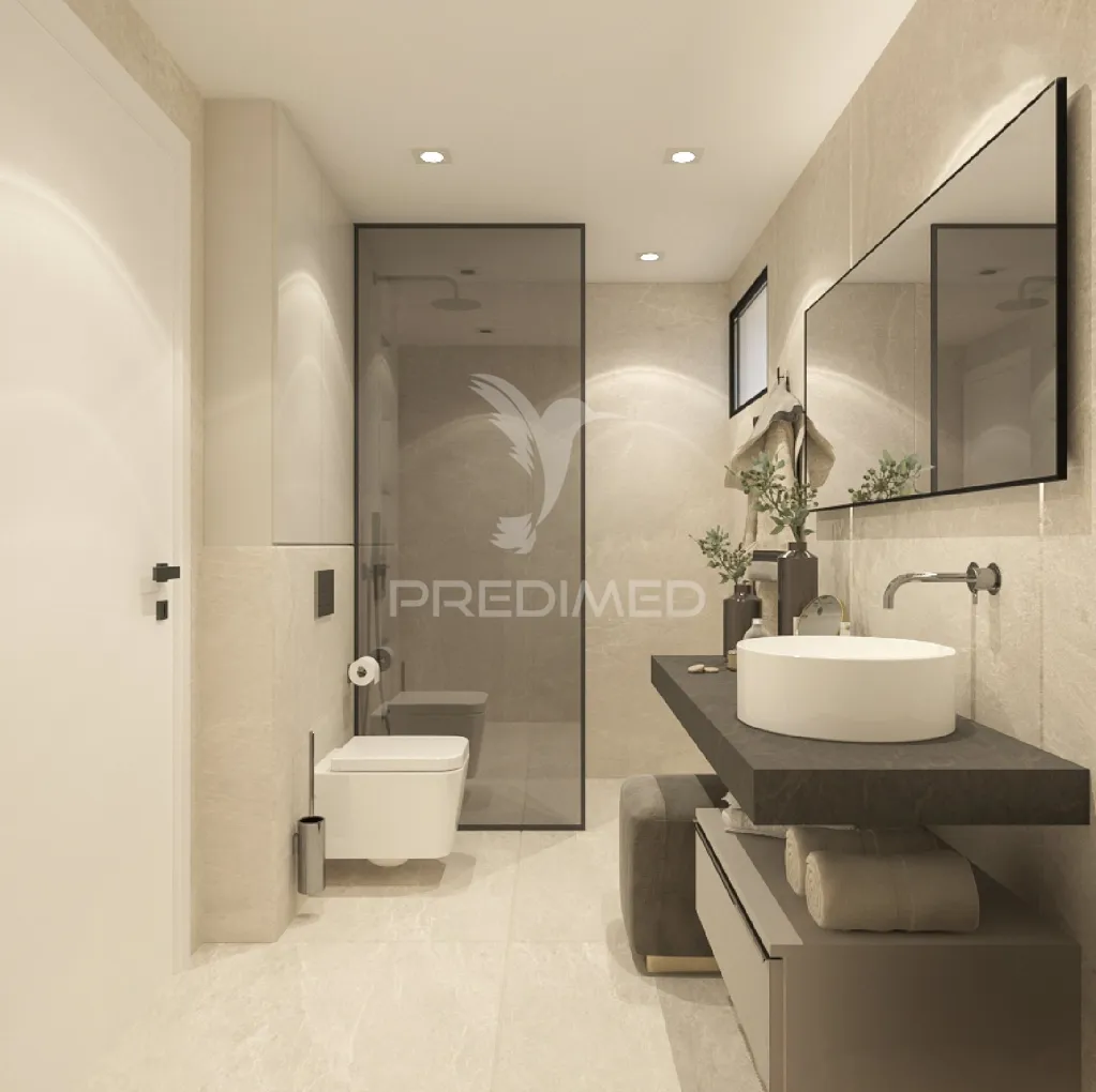 Salles de bain - T2 Apartment with Pool in Garajau, Madeira