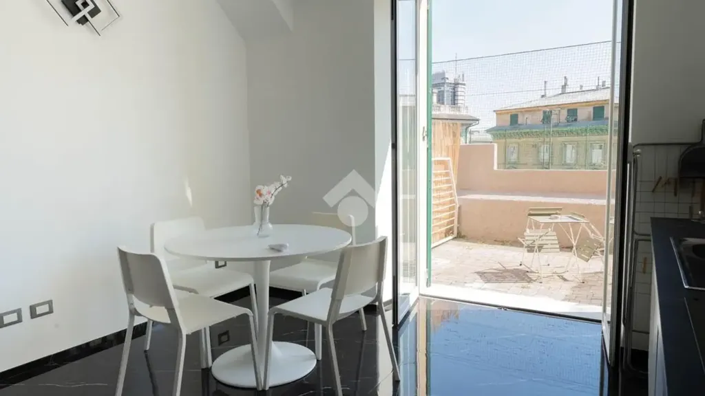 Cuisine - Modernised Flat with Terrace in Genoa Centre