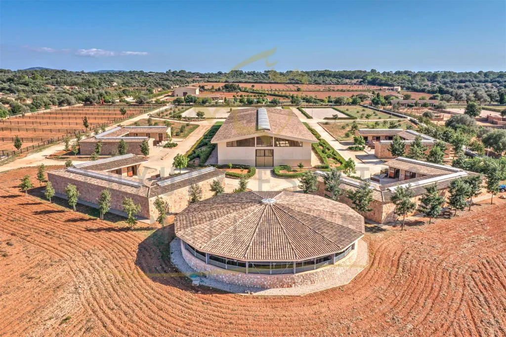 Vue aérienne - Equestrian Estate with Hotel License in Mallorca