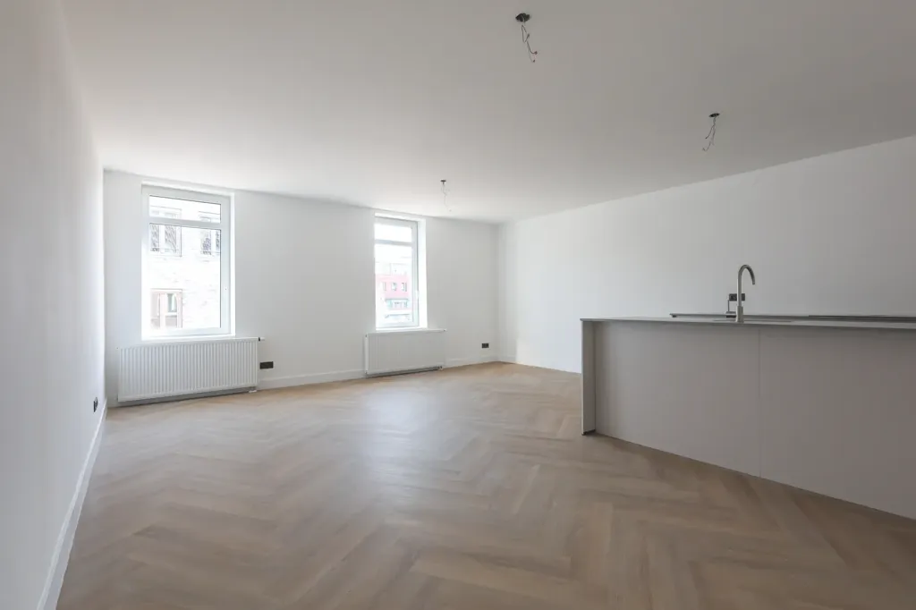 Köök - Modern Apartment with Balcony in Schinveld