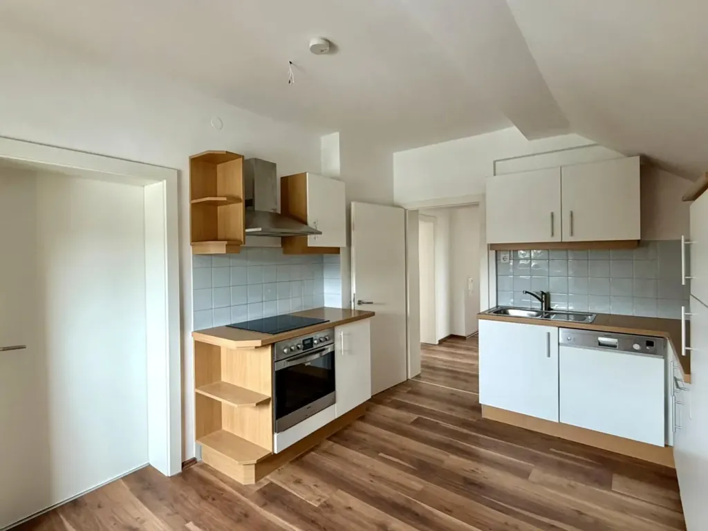 Köök - 3-Bedroom Loft in Viktring, Klagenfurt