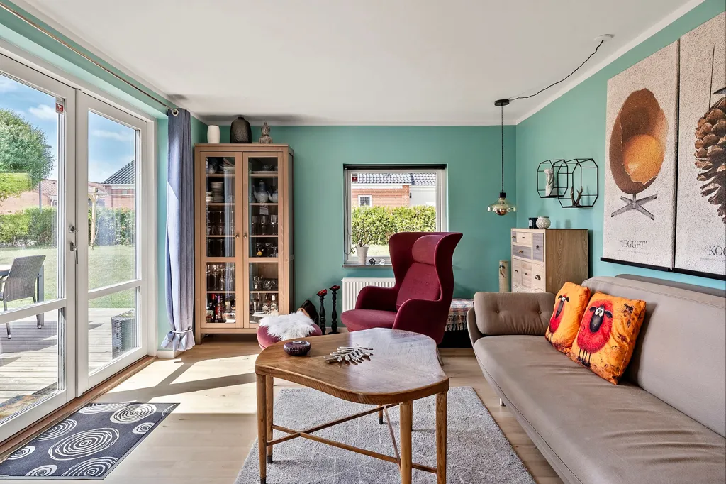 Soggiorno - Co-op Flat with Garden in Rønnede