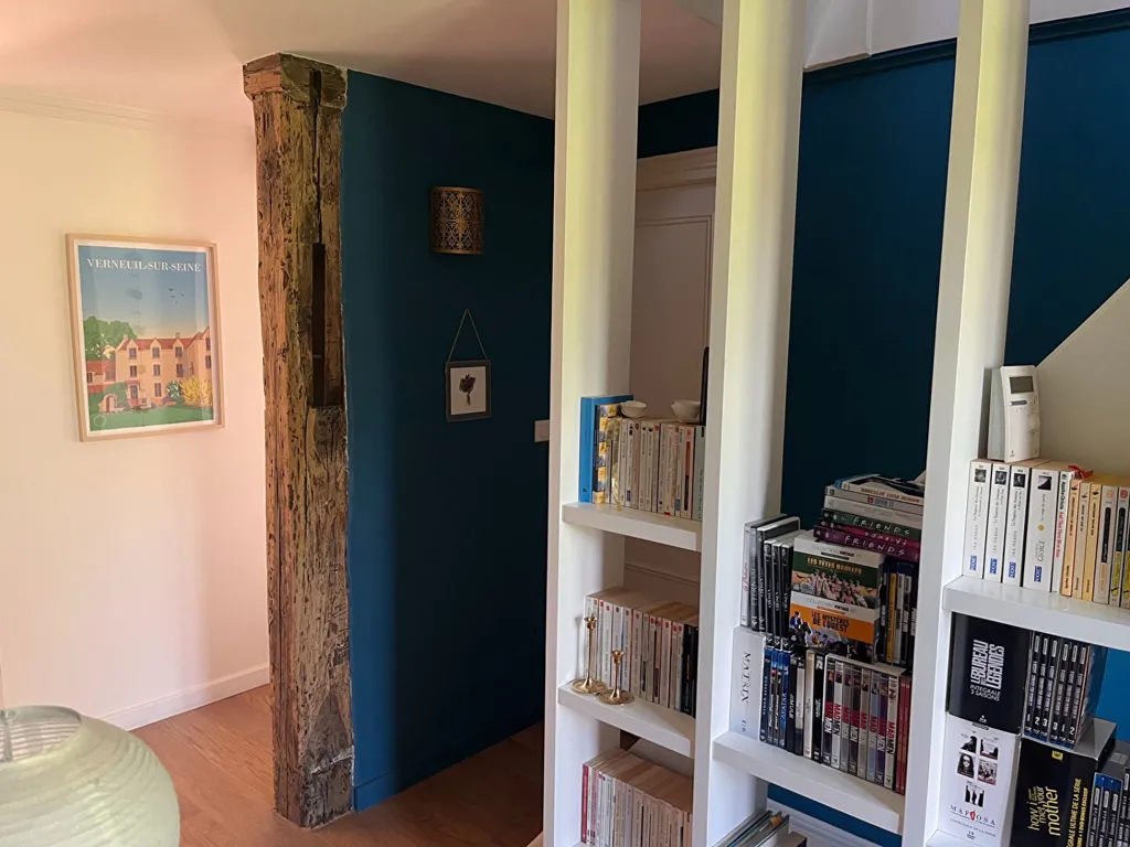 Séjour - Maison Familiale avec Jardin au Centre de Verneuil