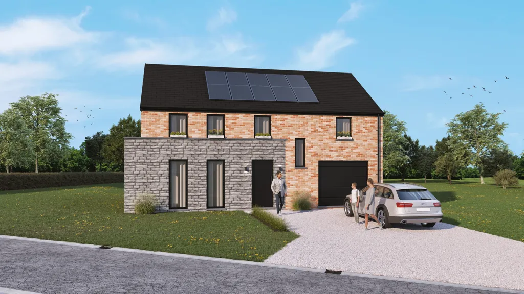 Contemporary Villa with Garden in Gesves