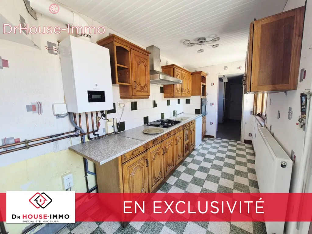 Köök - Detached House with Courtyard in Isbergues