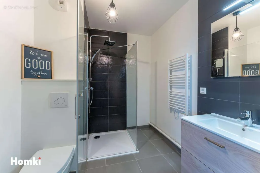 Salles de bain - Duplex avec Terrasse et Vue Lac à Bordeaux