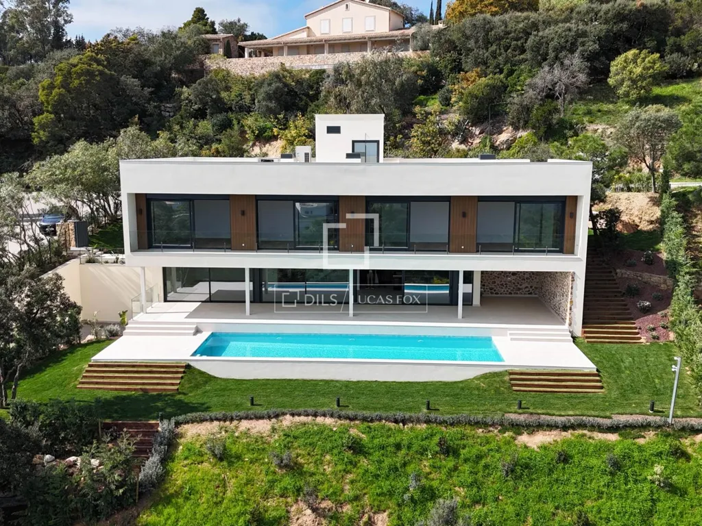 Vue aérienne - Newly Built Villa with Sea Views in Platja d'Aro