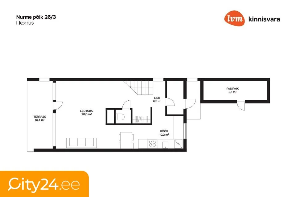 Appartement 3 pièces à Viimsi vald