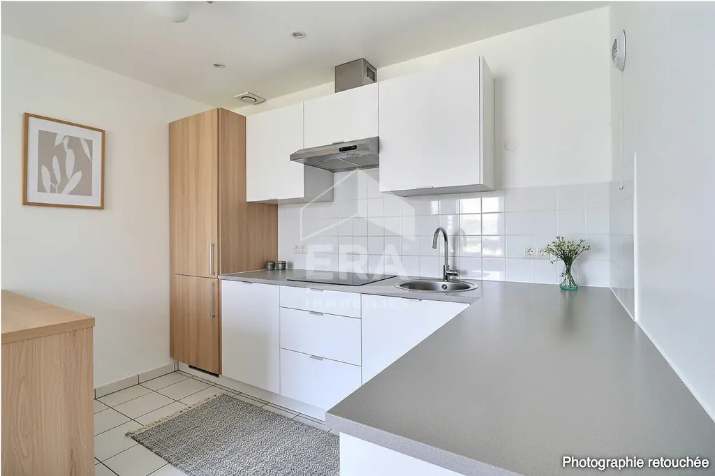 Köök - 2-Bedroom Apartment with Parking in Saint-Denis