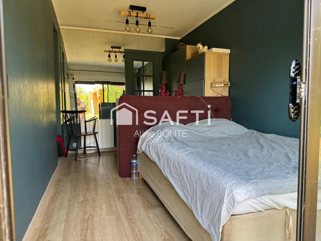 Camere da letto - Charming House with Pool near Ferrières-sur-Risle