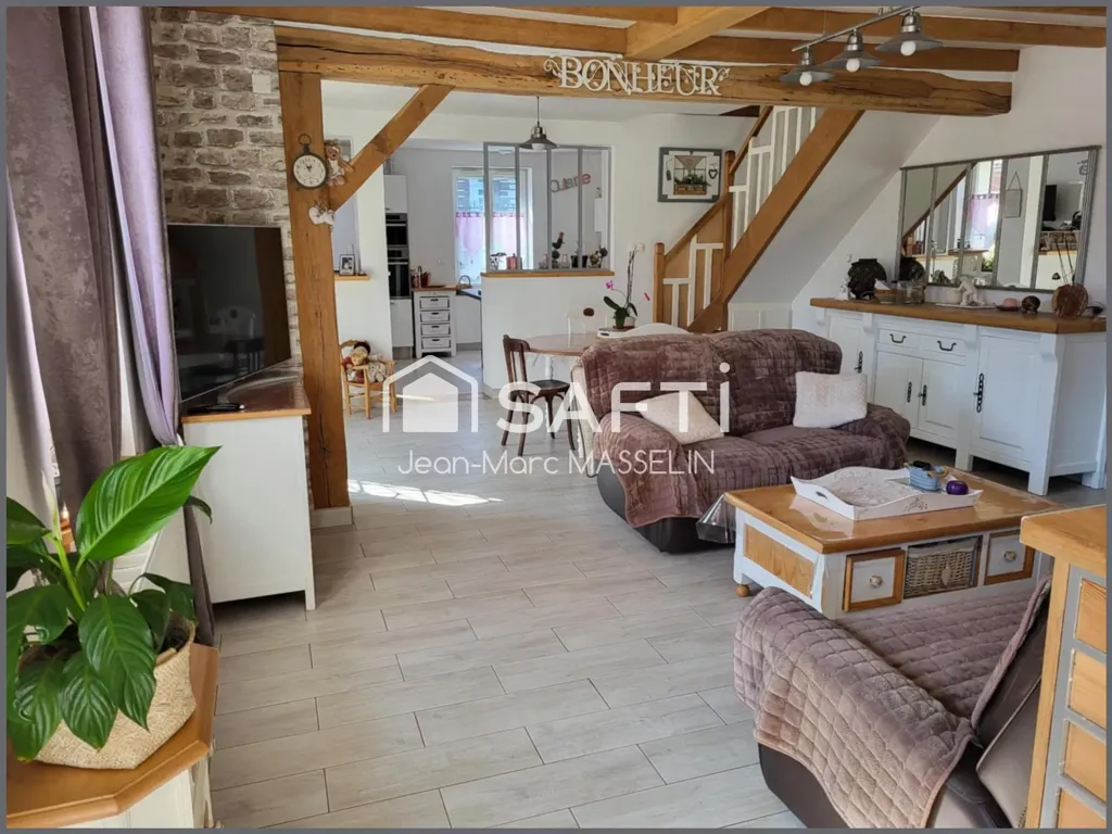Séjour - Maison avec Jardin et Balcon à Ézy-sur-Eure