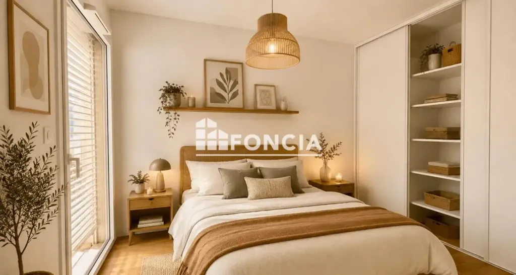 Bedrooms - Recent T3 Apartment with Terrace in Paris