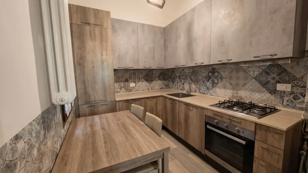 Köök - Rustic 5-Bedroom Apartment in Florence
