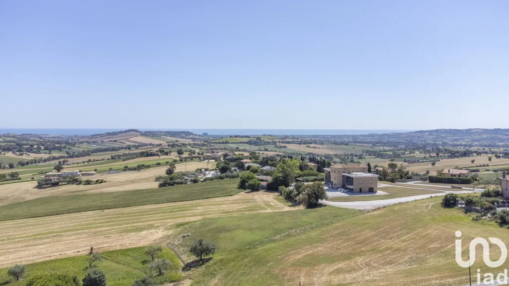 Aerial - Buildable Land with Sea View in Recanati