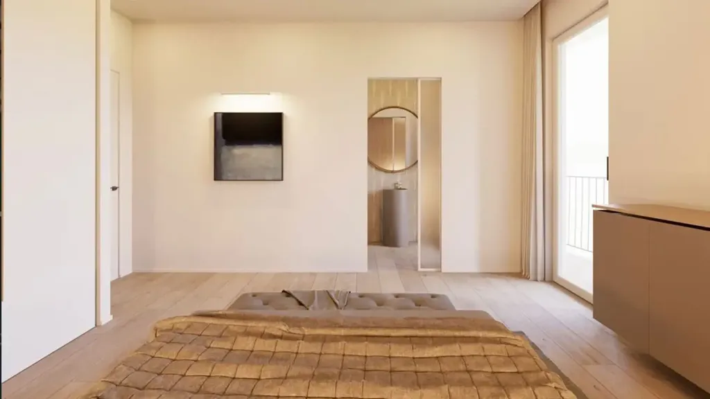 Bedrooms - Ground Floor Apartment with Private Garden in Florence