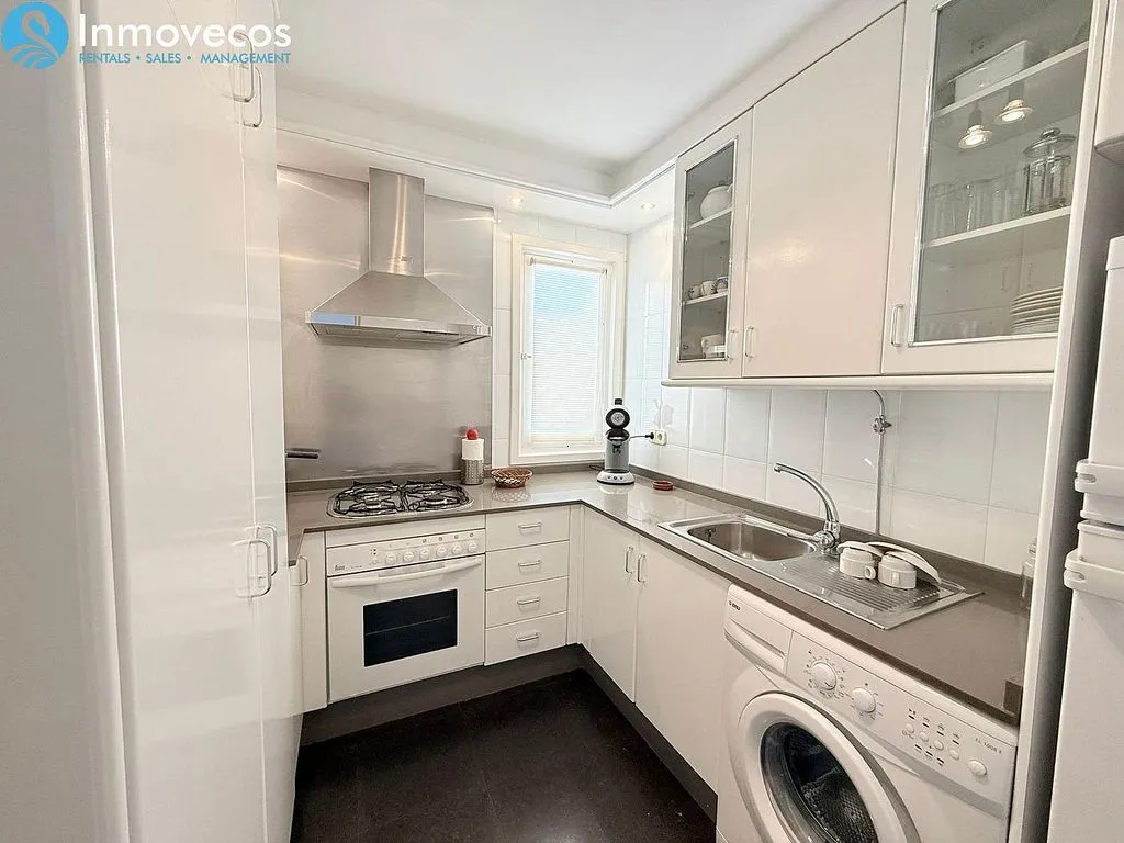 Köök - Apartment with Pool and Terrace in La Manga