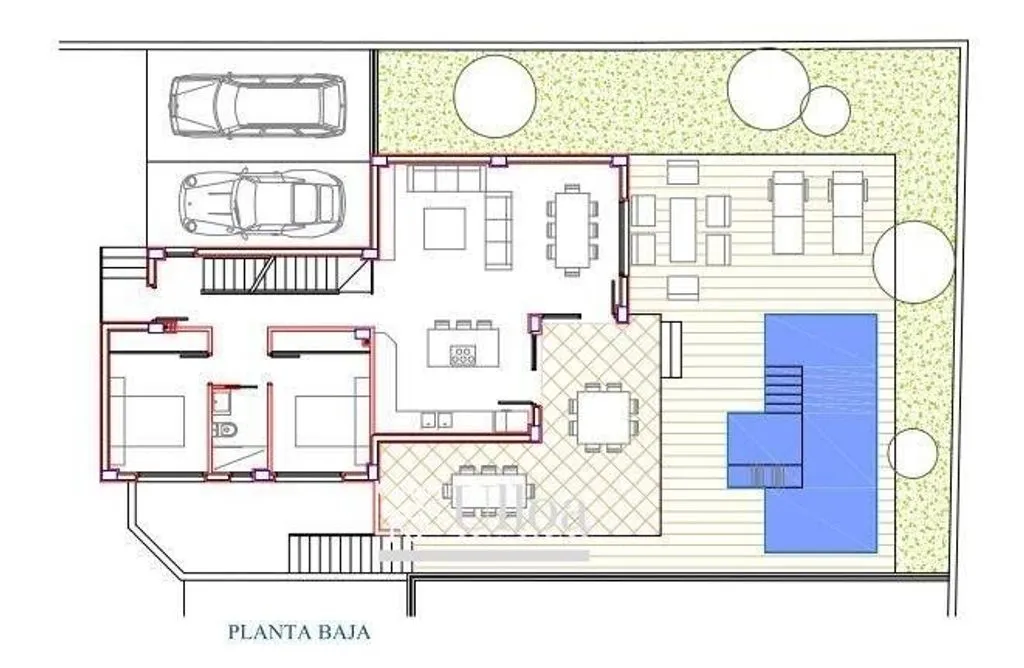 Plaan - New Chalet with Pool near La Font Beach