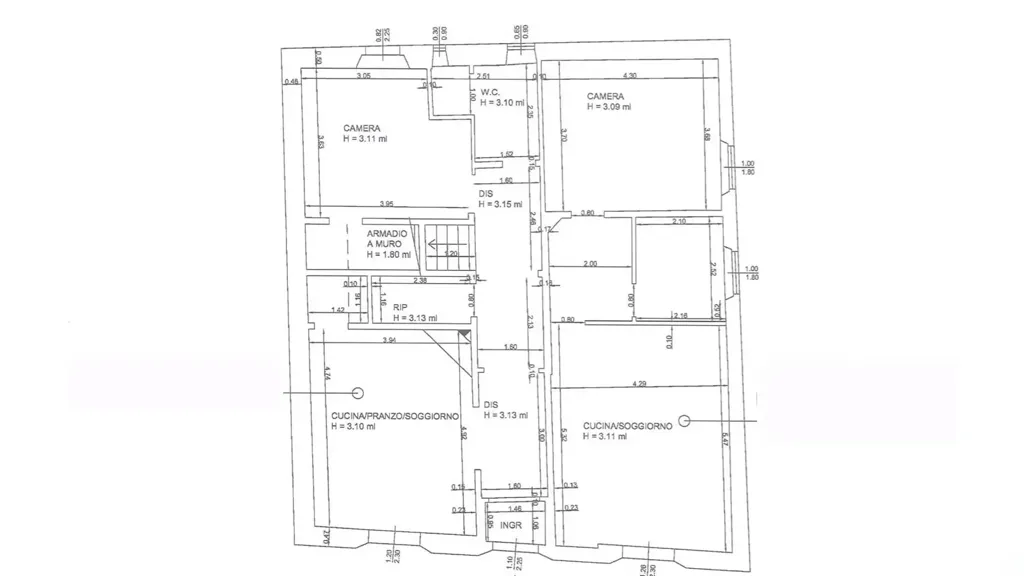 Plan - Rustic Apartment with Garden in Greve in Chianti