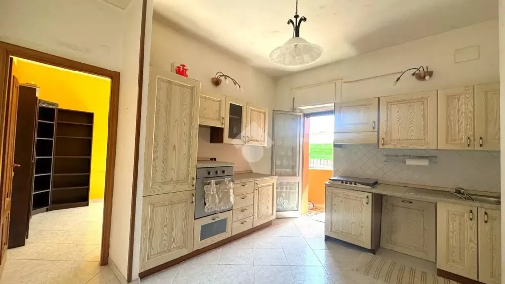 Cuisine - Rear-Facing Flat with Balcony in Bolzaneto