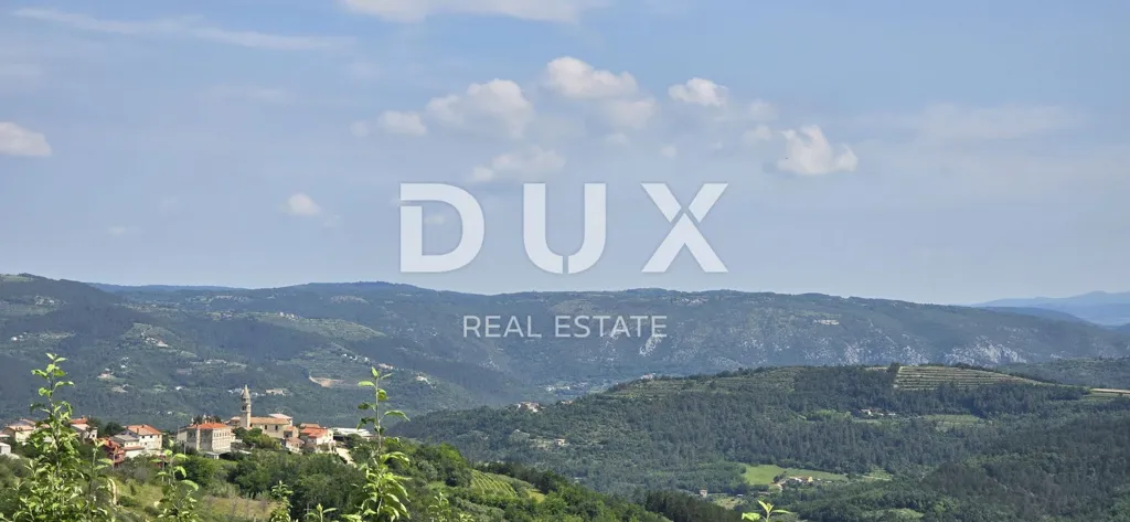 Panoramic Land with View in Motovun, Istra