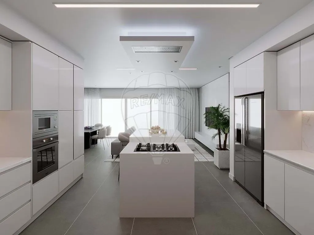 Köök - Luxury Apartment with Rooftop Pool in Portimão