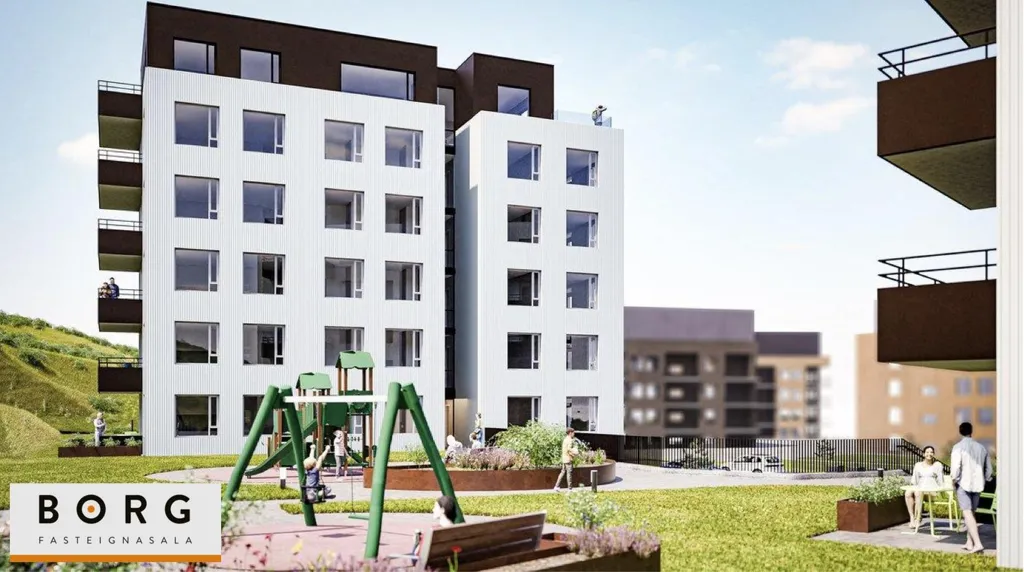 Exterior - New 2-Bedroom Apartment with Elevator in Hafnarfjörður
