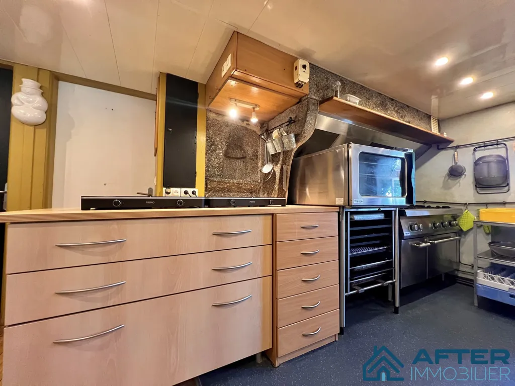 Kitchen - Furnished House with Mountain View in La Bresse