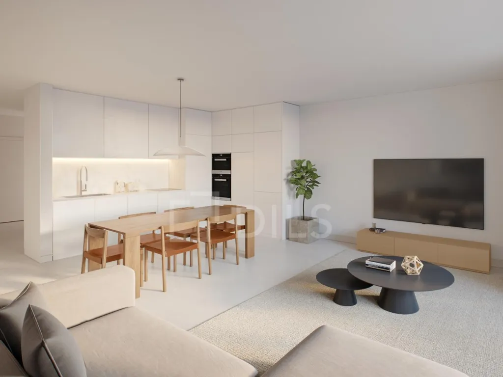 Séjour - T2 Apartment with Balcony in Lagos