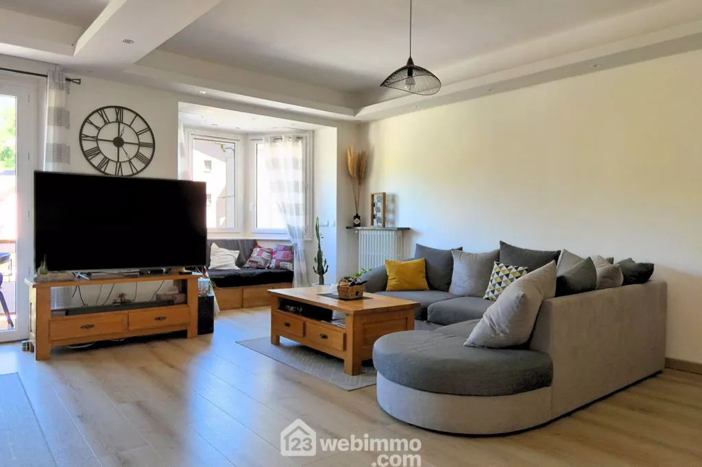 Séjour - Appartement Refait à Neuf avec Vue Montagne à Ugine