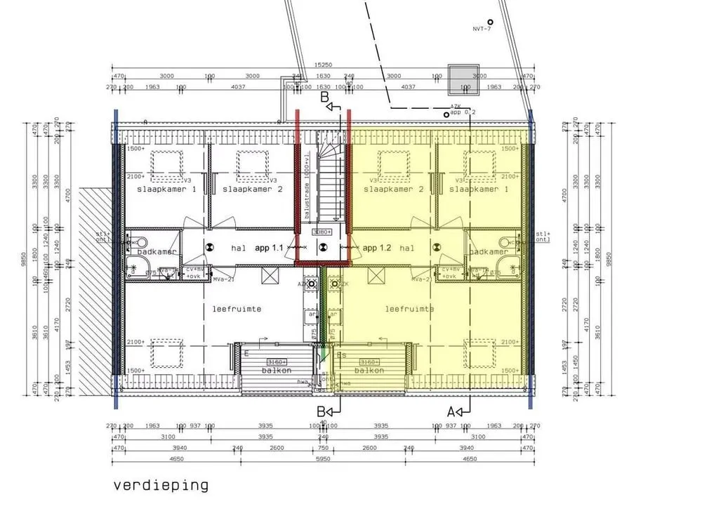 Plan - Charming 2-Bed Apartment in Axel