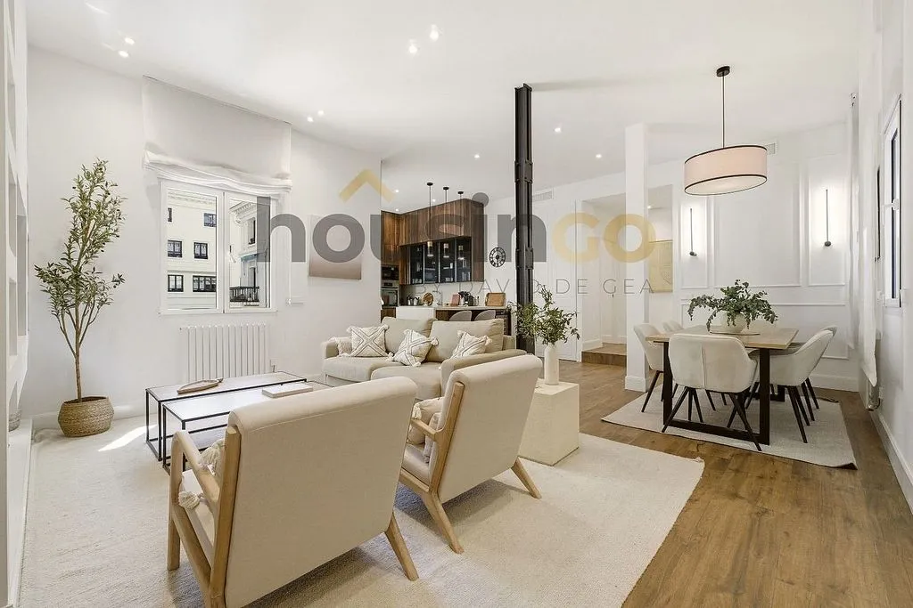 Séjour - Furnished Flat with Terrace in Salamanca