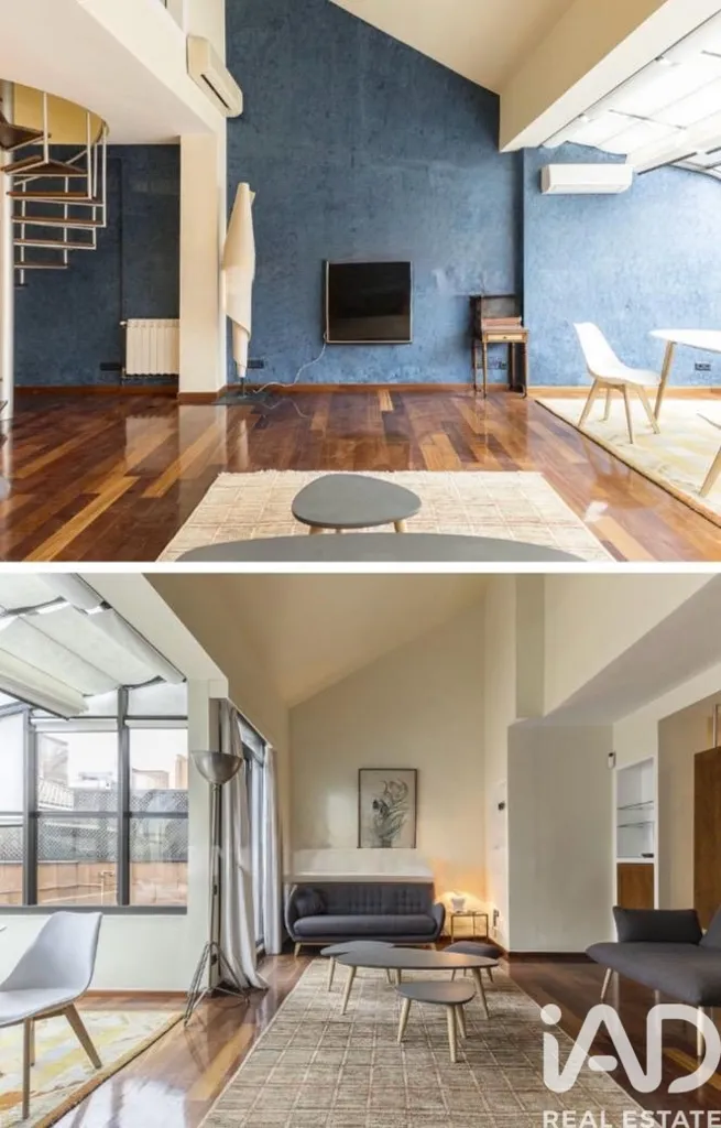 Séjour - Penthouse with Terrace in Barcelona