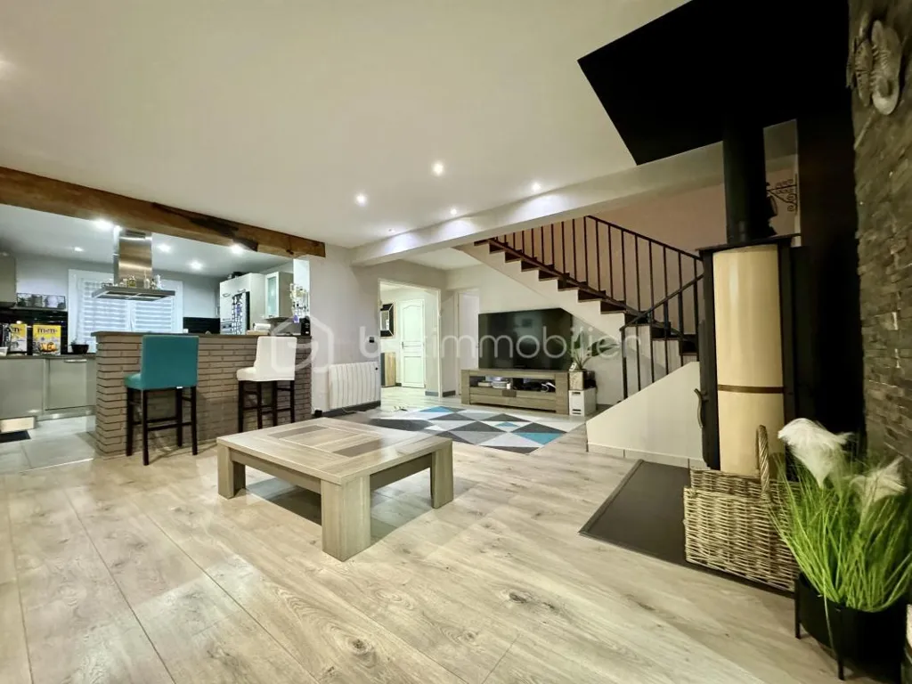 Séjour - Maison d'Architecte avec Vue Dégagée à Fublaines