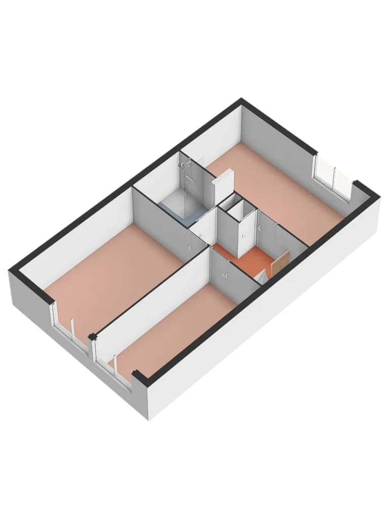 Planimetria - Maisonnette with Sea View in Scheveningen