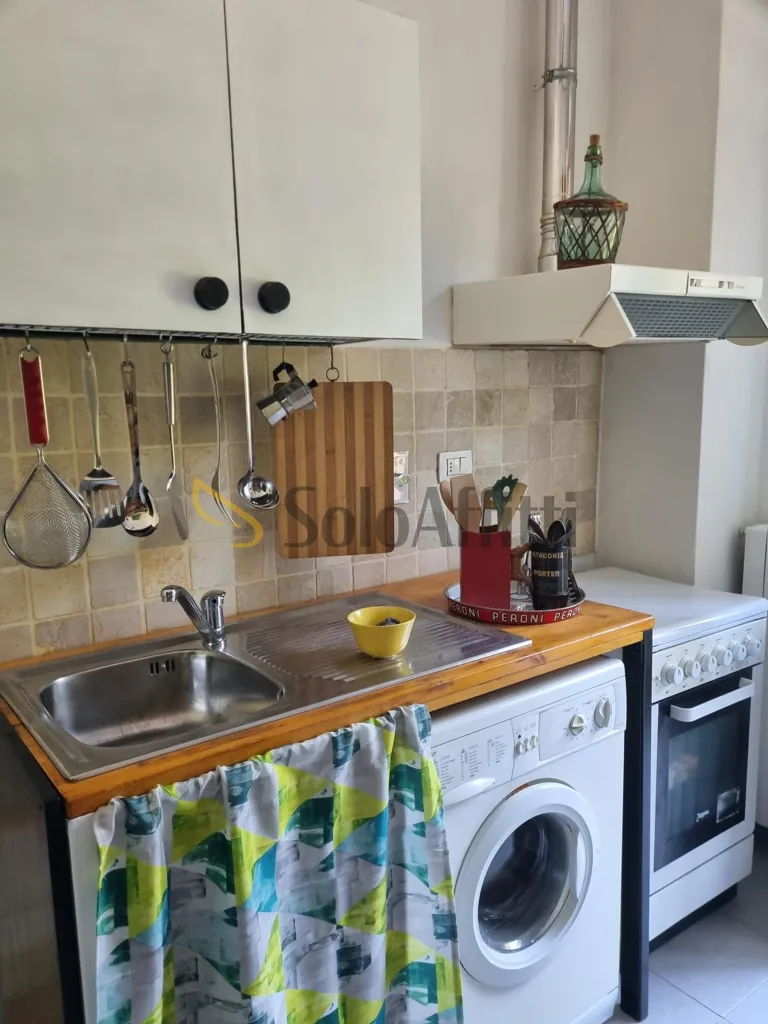 Cuisine - Furnished Studio with Balcony in Torcicoda