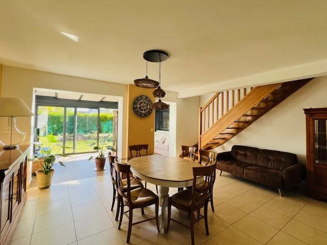Dining Room - House with Garden near Erdeven Beaches