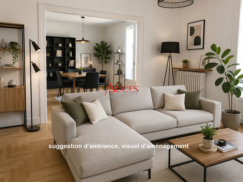 Soggiorno - T3 Flat with Balcony in Armand Dutreix
