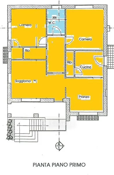 Plaan - Villa with Garden in Lucca