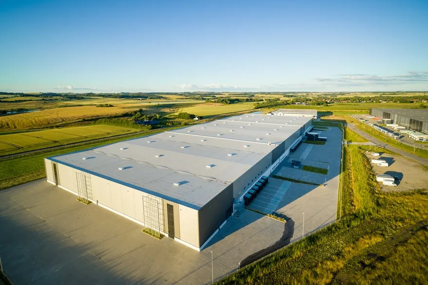 Vue aérienne - Logistics Facility with Flexibility near Horsens