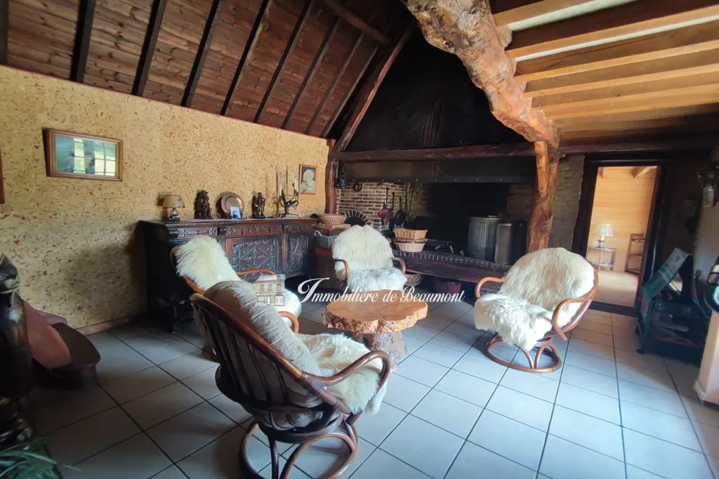 Soggiorno - Charming Cottage with Garden in Beaumont-Le-Roger