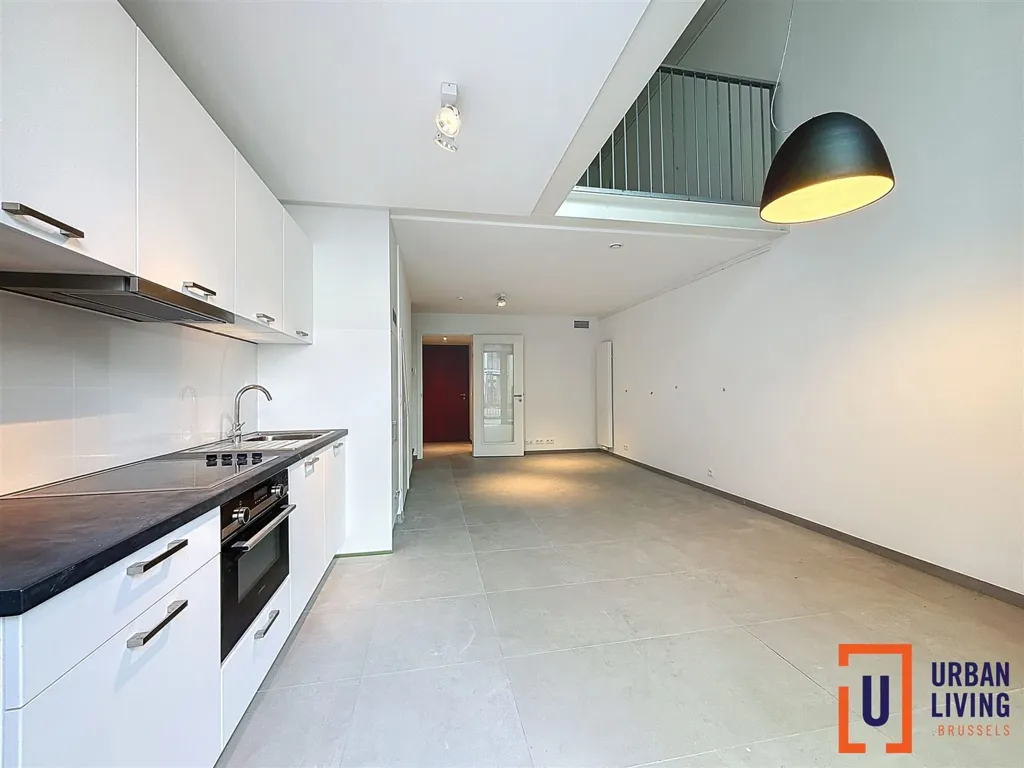 Köök - Duplex Studio with Terrace in Brussels