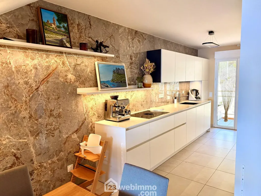 Köök - Duplex with Panoramic Sea View in Ajaccio