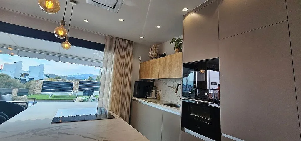 Cuisine - Semi-Detached House with Pool in Finestrat