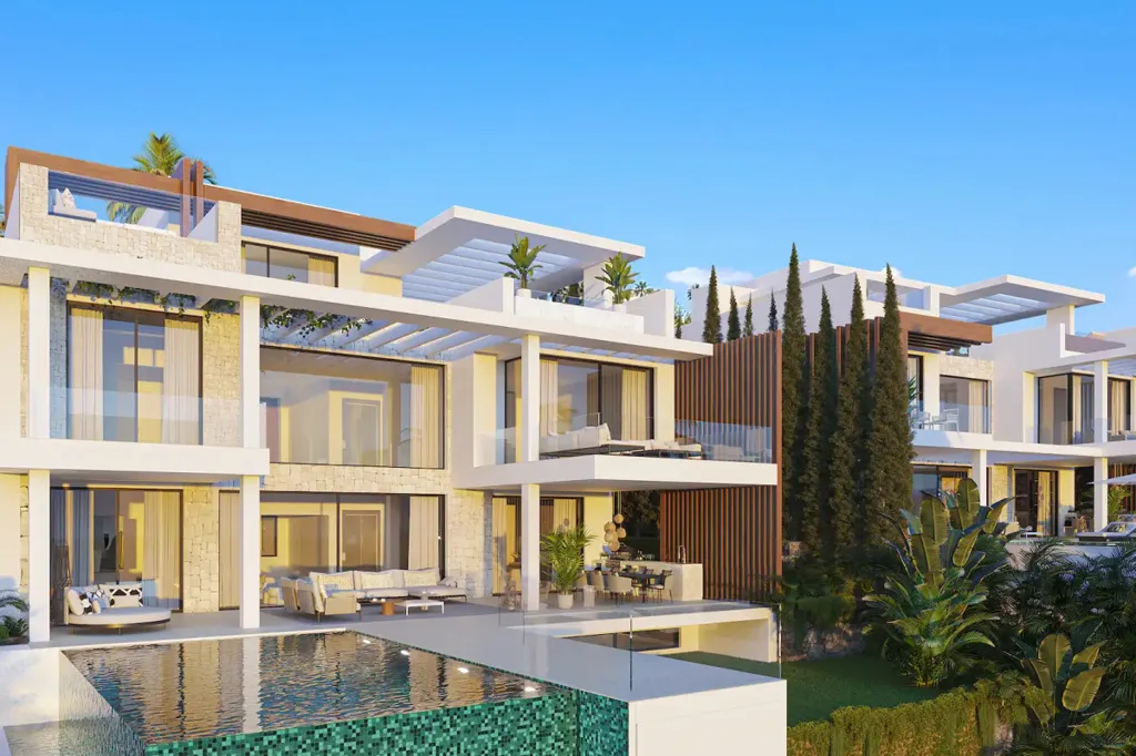 Piscina - Luxury Villa with Panoramic Views in Estepona