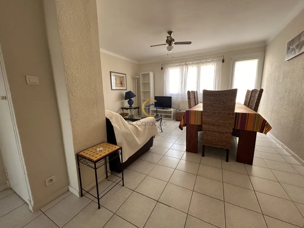 Salle à manger - Appartement 4 Pièces avec Balcons à Canet-en-Roussillon